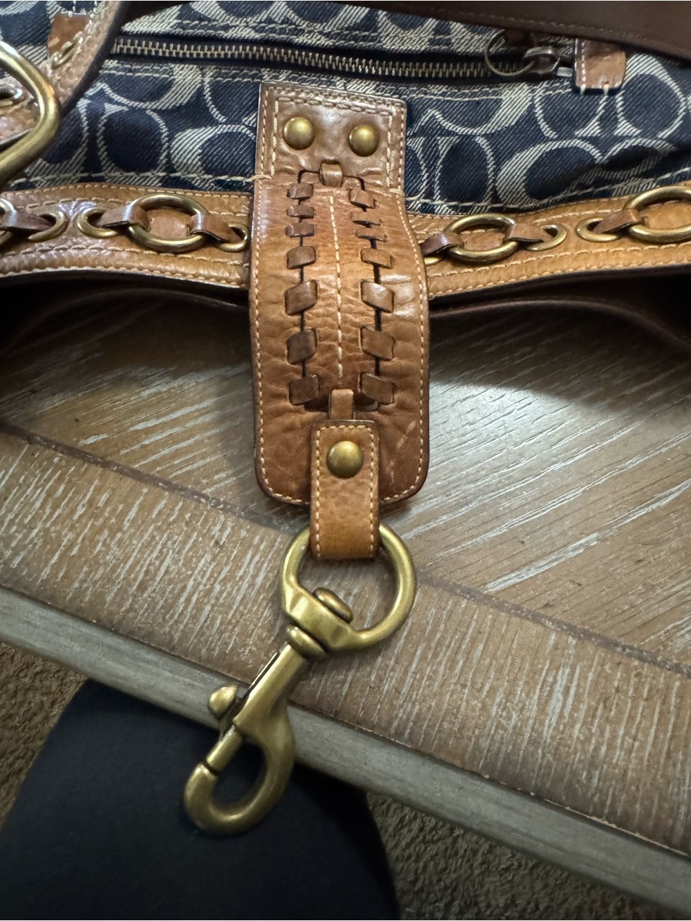 Vintage Coach Limited Edition denim bag, model F06K-10406! - Picture 14 of 16